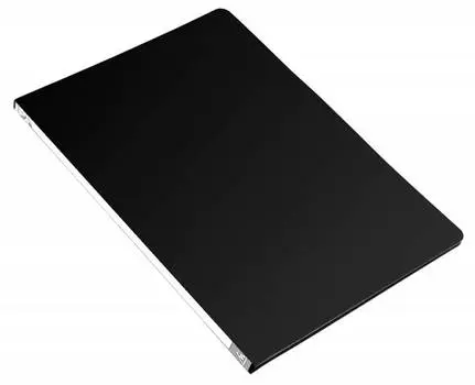 Папка с зажимом БЮРОКРАТ пластик, черный (-PZ05CBLCK)