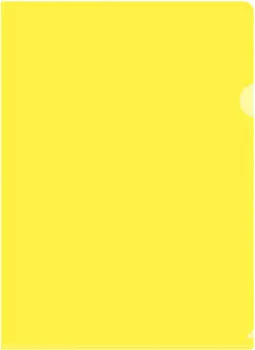 Папка-уголок БЮРОКРАТ пластик (DNECYEL)