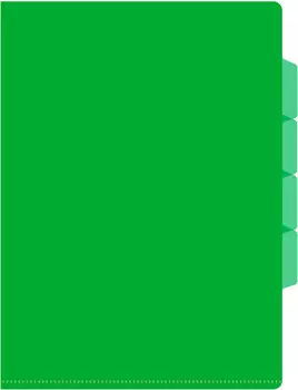 Папка-уголок БЮРОКРАТ пластик (-E356GRN)