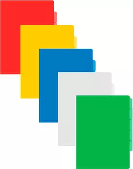 Папка-уголок БЮРОКРАТ пластик (-E366)