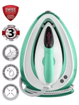 Парогенератор Polaris PSS 6540K 2.4 кВт, мятный / белый