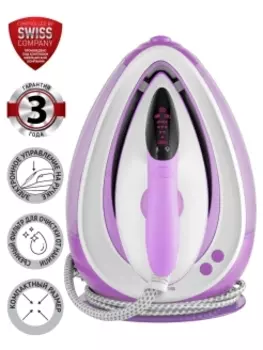 Парогенератор Polaris PSS 6540K 2.4 кВт, фиолетовый / белый