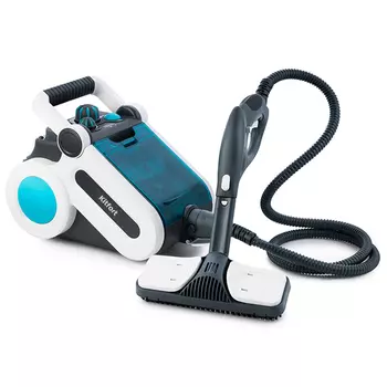 Пароочиститель Kitfort KT-917 1500Вт, белый/голубой
