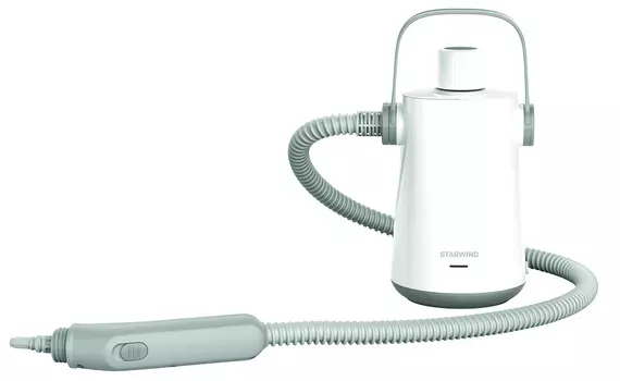 Пароочиститель Starwind SSC2230 1000Вт, белый/салатовый