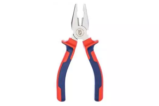 Пассатижи 160мм, CrV, двухкомпонентные рукоятки, _, КВТ "Мастер" 77419 (15776649)