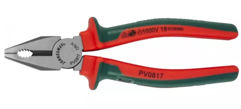 Пассатижи 160 мм, сталь, диэлектрические, JONNESWAY PV0816 (048840)