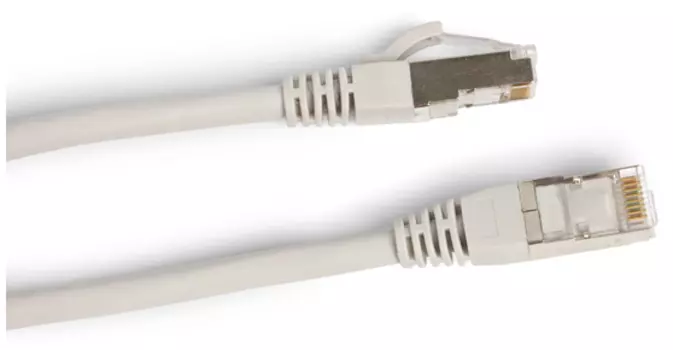 Патч-корд F/UTP кат.6a, 20м, RJ45-RJ45, серый, LSZH, экранированный, Hyperline (PC-LPM-STP-RJ45-RJ45-C6a-20M-LSZH-GY)