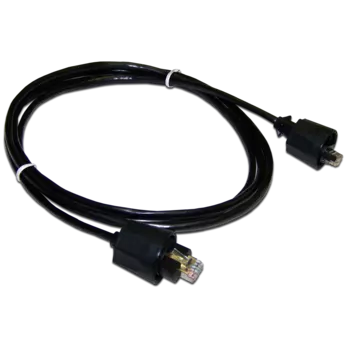 Патч-корд FTP кат.5e, 3м, RJ45-RJ45, черный, экранированный, Lanmaster (LAN-S45-45-3.0-WP)