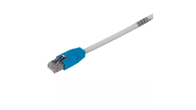 Патч-корд FTP кат.5e, 3м, RJ45-RJ45, серый, LSZH, экранированный, PANDUIT (STPCH3MBBU)