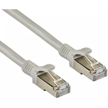 Патч-корд FTP кат.5e, 5м, RJ45-RJ45, серый, CU, Exegate FTP-RJ45-RJ45-C5e-CU-5M-GY (EX282000RUS)