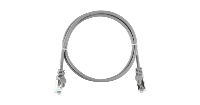 Патч-корд FTP кат.5e, 5м, RJ45-RJ45, серый, CU, LSZH, экранированный, NIKOMAX (NMC-PC4SD55B-ES-050-C-GY)