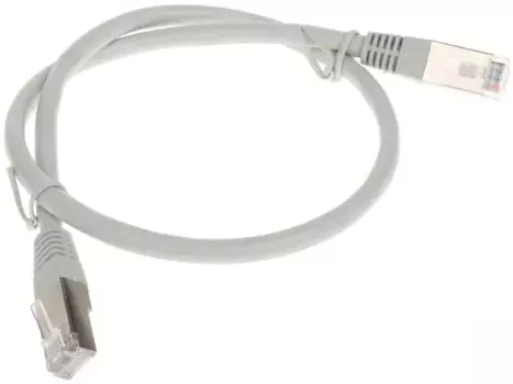 Патч-корд FTP кат.6 0.5м, RJ45-RJ45, серый, Cablexpert (PP6-0.5M)