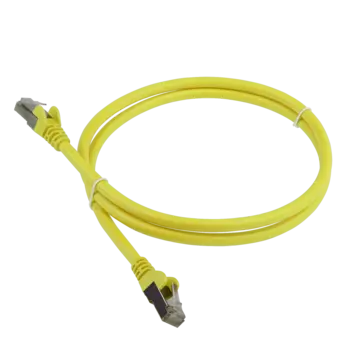 Патч-корд FTP кат.6, 10м, RJ45-RJ45, желтый, LSZH, Lanmaster (LAN-PC45/S6-10-YL)