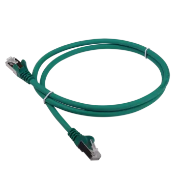 Патч-корд FTP кат.6, 10м, RJ45-RJ45, зеленый, LSZH, Lanmaster (LAN-PC45/S6-10-GN)