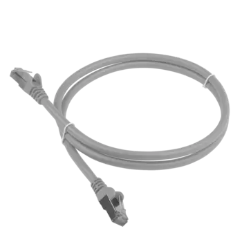 Патч-корд FTP кат.6, 10м, RJ45-RJ45, серый, LSZH, Lanmaster (LAN-PC45/S6-10-GY)