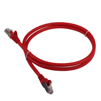 Патч-корд FTP кат.6, 15м, RJ45-RJ45, красный, LSZH, Lanmaster (LAN-PC45/S6-15-RD)
