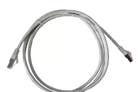 Патч-корд FTP кат.6, 5м, RJ45-RJ45, серый, LSZH, экранированный, Netko (NFTPBC.6-5m-2-lszh)