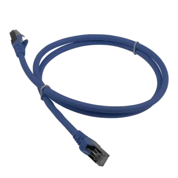 Патч-корд FTP кат.6a, 10м, RJ45-RJ45, синий, LSZH, Lanmaster (LAN-PC45/S6A-10-BL)