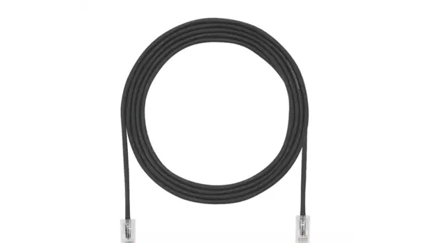 Патч-корд FTP кат.6a, 3м, RJ45-RJ45, черный, LSZH, экранированный, PANDUIT (UTP28X3MBL)