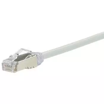 Патч-корд FTP кат.6a, 7м, RJ45-RJ45, серый, LSZH, экранированный, PANDUIT (STP28X7MIG)