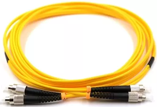 Патч-корд оптический Brand-Rex, FC, одномодовый, 9/125, OS2, двойной, 2м, желтый (HOPFC008020LC203)