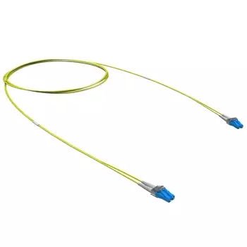Патч-корд оптический DKC, LC/UPC-LC/UPC, одномодовый, 9/125, OS2, двойной, 2м, желтый (RNPC9DLULU2)