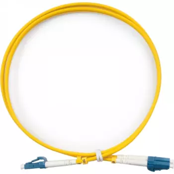 Патч-корд оптический ExeGate FC-D-9-LC-LC-5M-LSZH, LC/UPC-LC/UPC, одномодовый, 9/125, OS2, двойной, 5 м, LSZH, желтый (EX295143RUS)