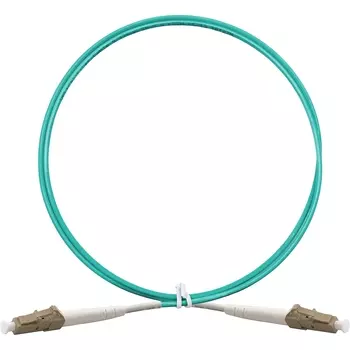 Патч-корд оптический ExeGate FC-S-503-LC-LC-1M-LSZH, LC/UPC-LC/UPC, многомодовый, 50/125, OM3, одинарный, 1 м, LSZH, бирюзовый (EX295127RUS)