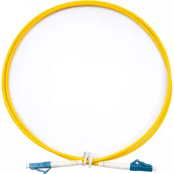 Патч-корд оптический ExeGate FC-S-9-LC-LC-5M-LSZH, LC/UPC-LC/UPC, одномодовый, 9/125, OS2, одинарный, 5 м, LSZH, желтый (EX295141RUS)