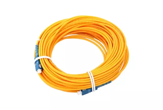 Патч-корд оптический Huawei FMMM03001, MPO/PC-MPO/PC, одномодовый, 9/125, OM3, одинарный, 30 м, LSZH, желтый (14130823-002)