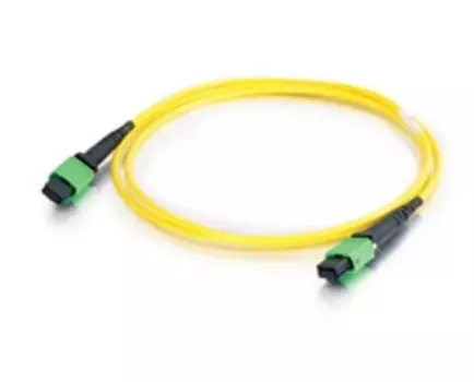 Патч-корд оптический Hyperline FHD-MC3-9S-MPOF12/LLAS-MPOF12/LLAS-A-10M-LSZH-YL, MPO/APC-MPO/APC, одномодовый, 9/125, OS2, 12 волокон, 10 м, LSZH, желтый (FHD-MC3-9S-MPOF12/LLAS-MPOF12/LLAS-A-10M-LSZH-YL)