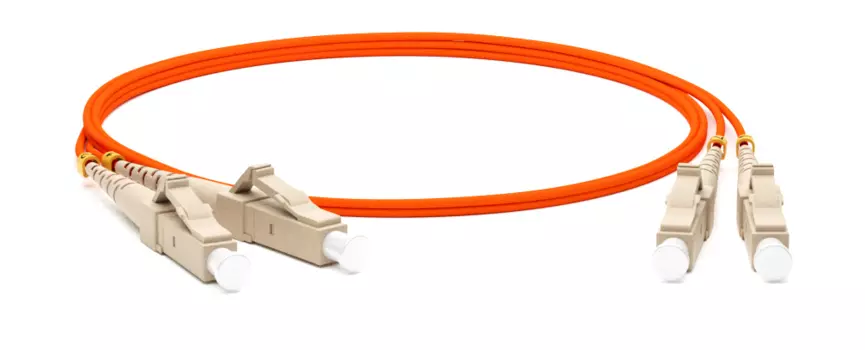Патч-корд оптический Hyperline, LC/PC-LC/PC, многомодовый, 50/125, OM2, двойной, 10м, оранжевый (FC-D2-50-LC/PR-LC/PR-H-10M-LSZH-OR)