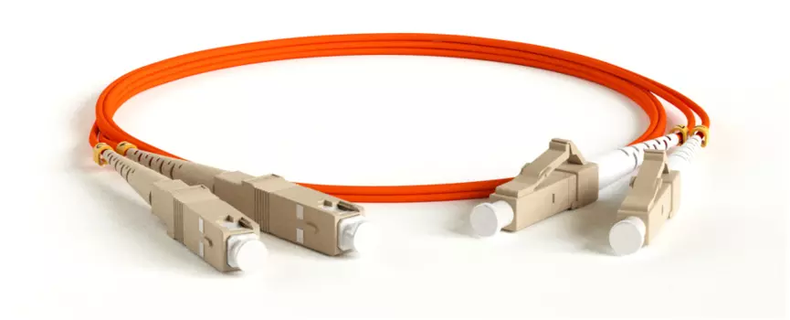 Патч-корд оптический Hyperline, LC/PC-SC/PC, многомодовый, 50/125, OM2, двойной, 20м, оранжевый (FC-D2-50-LC/PR-SC/PR-H-20M-LSZH-OR)