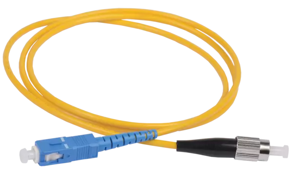 Патч-корд оптический ITK, SC/UPC-FC/UPC, одномодовый, 9/125, OS2, одинарный, 1м, желтый (FPC09-SCU-FCU-C1L-1M)