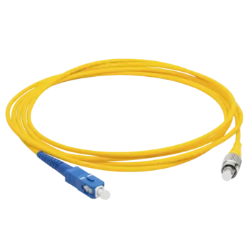 Патч-корд оптический LANMASTER, SC/UPC-FC/UPC, одномодовый, 9/125, OS2, одинарный, 5 м, желтый (LAN-SC-FC/SU-5.0)