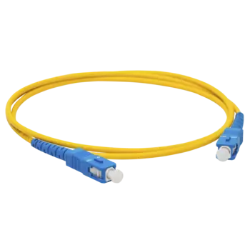 Патч-корд оптический LANMASTER, SC/UPC-SC/UPC, одномодовый, 9/125, OS2, одинарный, 3м, желтый (LAN-SC-SC/SU-3.0)
