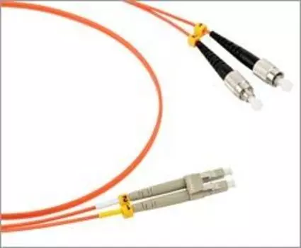 Патч-корд оптический LC/UPC-FC/UPC, SM OS2, PVC, дуплексный, 3m, TWT (TWT-2LC-2FC/SU-3.0)