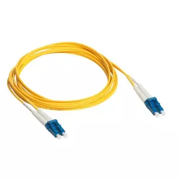 Патч-корд оптический Legrand , LC/UPC-LC/UPC, одномодовый, 9/125, OS2, двойной, 3м, желтый ( 032608)