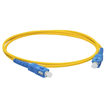 Патч-корд оптический NEWMAX, SC/UPC-SC/UPC, одномодовый, 3мм, G.652.D, одинарный, 2м, желтый (NM-SC-SC/SU-2.0)