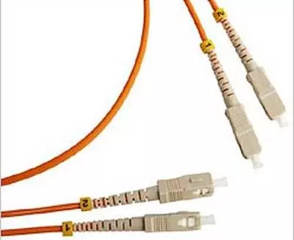 Патч-корд оптический NEWMAX, SC/UPC-SC/UPC, 3мм, G.652.D, двойной, 2 м, PVC, желтый (NM-2SC-2SC/SU-2.0)