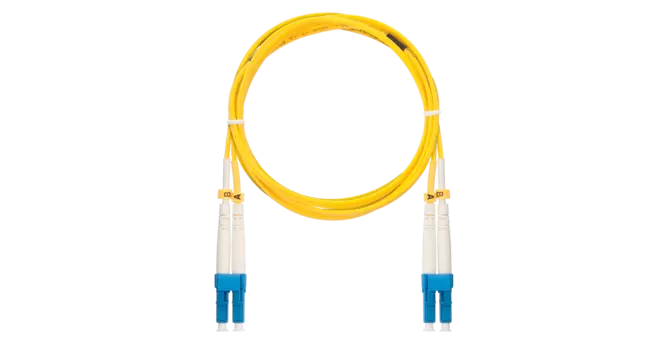 Патч-корд оптический NIKOMAX, LC/UPC-LC/UPC, одномодовый, 9/125, OS2, двойной, 20м, желтый (NMF-PC2S2C2-LCU-LCU-020)