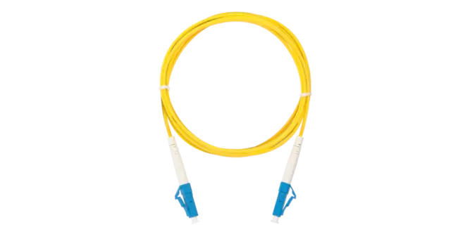 Патч-корд оптический NIKOMAX, LC/UPC-LC/UPC, одномодовый, 9/125, OS2, одинарный, 5м, желтый (NMF-PC1S2C2-LCU-LCU-005)