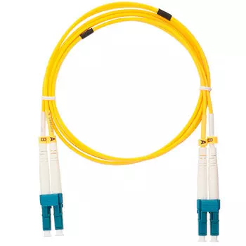 Патч-корд оптический NIKOMAX, LC/UPC-LC/UPC, одномодовый, 9/125, OS2, двойной, 2м, желтый (NMF-PC2S2C2-LCU-LCU-002)