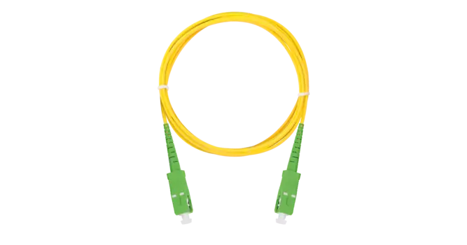 Патч-корд оптический NIKOMAX, SC/APC-SC/APC, одномодовый, 9/125, OS2, одинарный, 3м, желтый (NMF-PC1S2C2-SCA-SCA-003)
