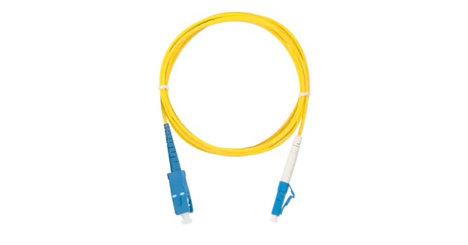Патч-корд оптический NIKOMAX, SC/UPC-LC/UPC, одномодовый, 9/125, OS2, одинарный, 3м, желтый (NMF-PC1S2C2-SCU-LCU-003-R)