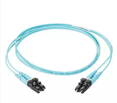 Патч-корд оптический Panduit, SC/APC-SC/APC, одномодовый, 9/125, OS1/OS2, двойной, 3 м, LSZH, бирюзовый (F923LANANSNM003)