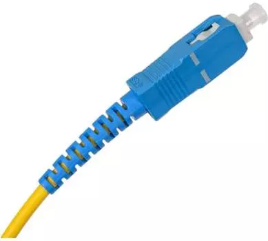 Патч-корд оптический Rexant 50-2000, SC/UPC-SC/UPC, одномодовый, 9/125, OS2, одинарный, 1 м, LSZH, желтый (50-2000)