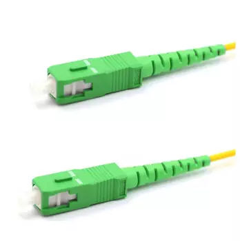 Патч-корд оптический Rexant 50-2060, SC/APC-SC/APC, одномодовый, 9/125, OS2, одинарный, 7 м, LSZH, желтый (50-2060)
