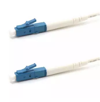 Патч-корд оптический Rexant 50-2100, LC/UPC-LC/UPC, одномодовый, 9/125, OS2, одинарный, 1 м, LSZH, белый (50-2100)