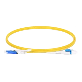 Патч-корд оптический SNR, CS/UPC-LC/UPC, одномодовый, G.657.A1, двойной, 1м, желтый (SNR-PC-CS/UPC-LC/UPC-DPX-1m (2,0))